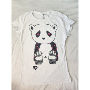 RARE Adidas x Jeremy Scott Pink and Black Panda Shirt, Size XL